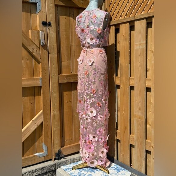 🆕 BRONX & BANCO 🧿 NWOT Jasmine Pastel Pink Multi Two Piece Set, Sz L / US 8 - Picture 9 of 16